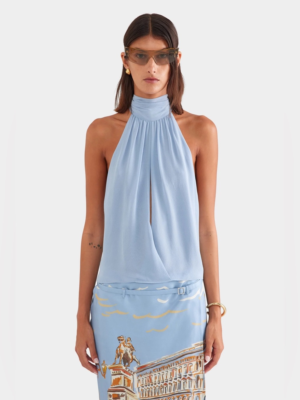 🆕 Venroy Silk Halter Top Brand- size S